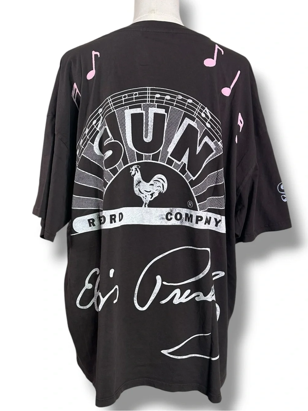 Free People Daydreamer Elvis Presley Oversized Sun Records Tee One Size NWT